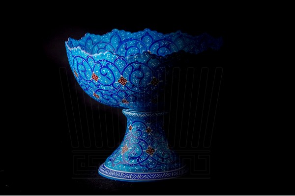 Enameling Bowl Nuts 3 Turquoise Color - Pack - 04-600x400
